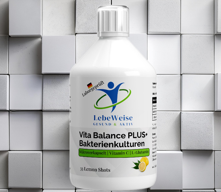 „Ein starker Darm. Ein gutes Gefühl. Jeden Tag.“ Lebeweise Vita Balance PLUS+