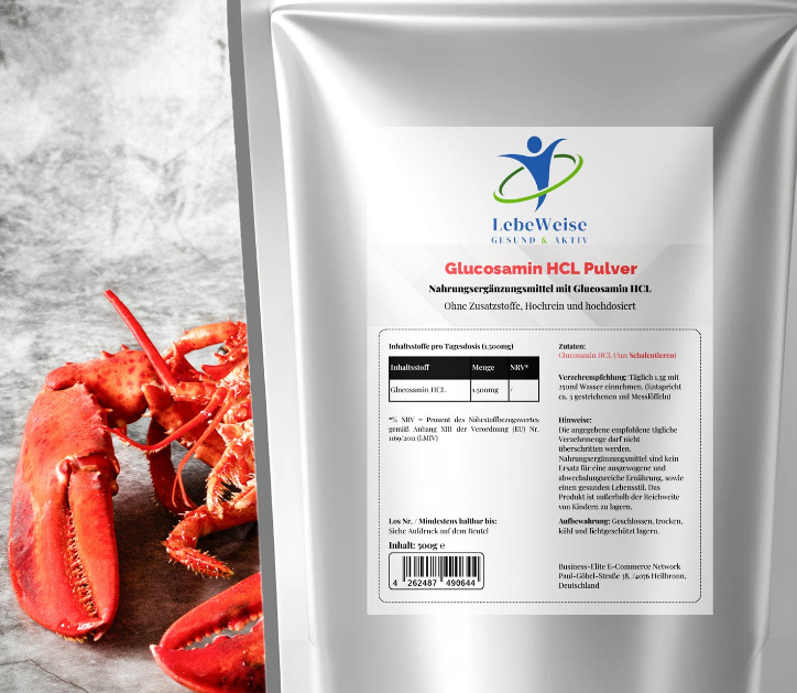 Glucosamin Pulver - 500g Doypack