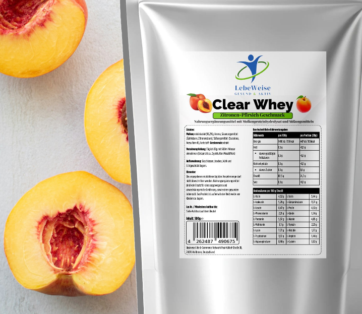 Clear Whey Protein Eistee Pfirsich - 500g