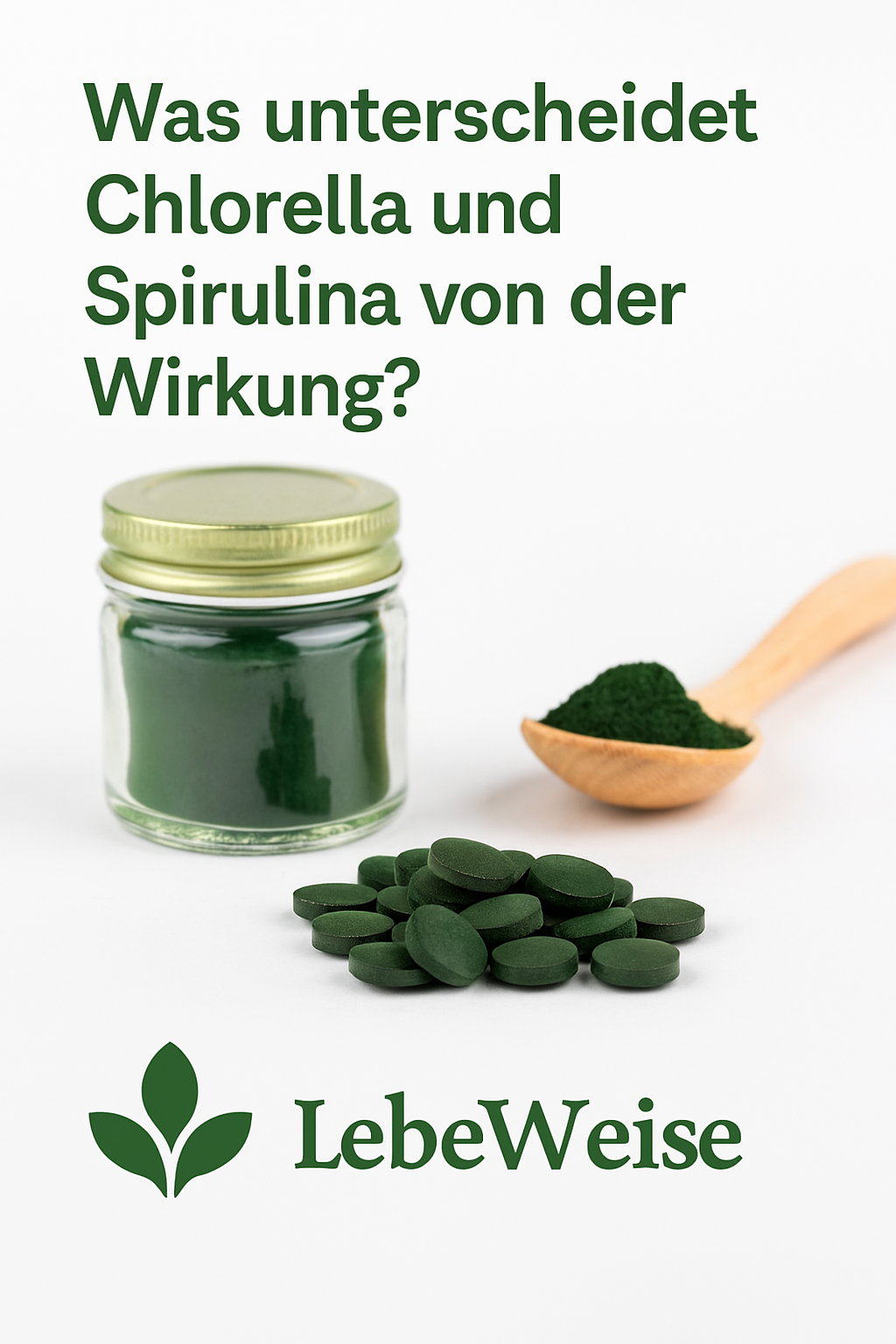 Chlorella vs. Spirulina