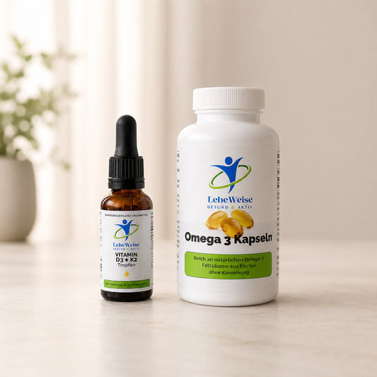 SPAR-SET Vitamin D3 & K2 und Omega3 zur Unterstützung bei mentaler Erschöpfung (LP)