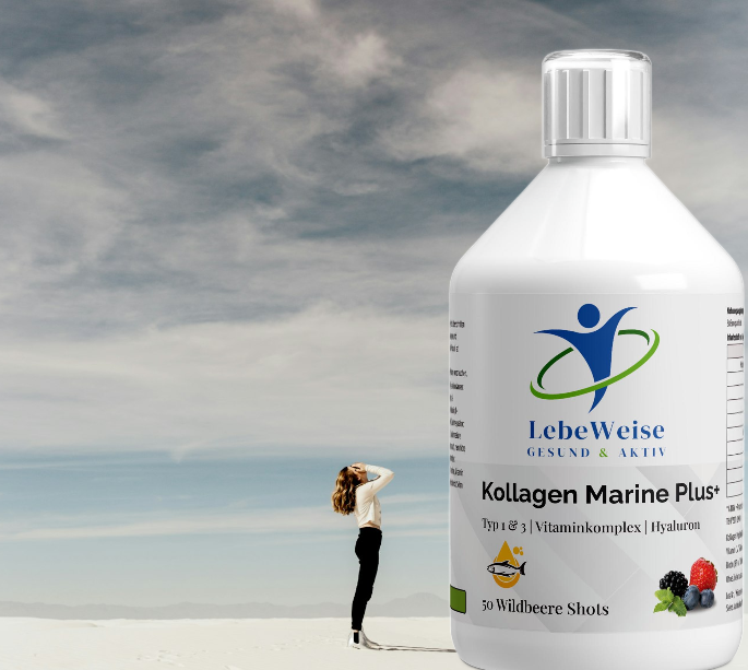 Kollagen Marine Plus+ - 50 Shots - Wildbeere - 500ml