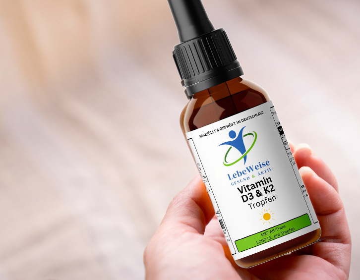 Vitamin D3 + K2 - 1.700 Tropfen (1.000 I.E.)