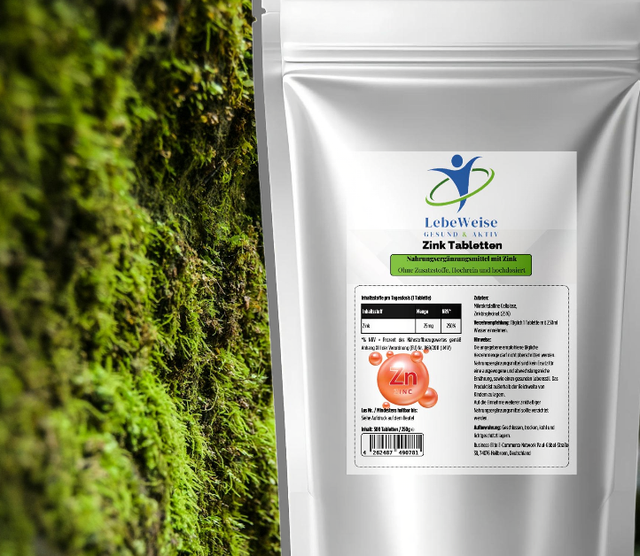 25mg Zink Bisglycinat - 500 Tabletten