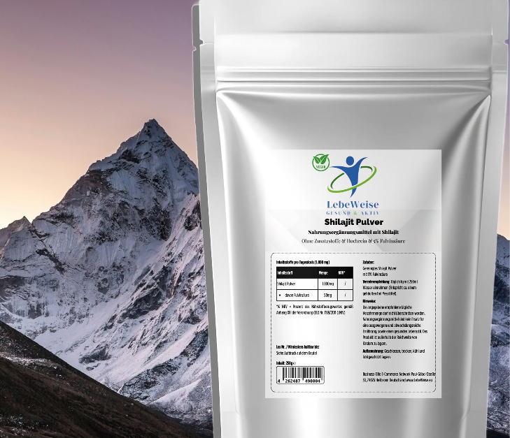 Shilajit Pulver - 5% Fulvinsäure - 250g