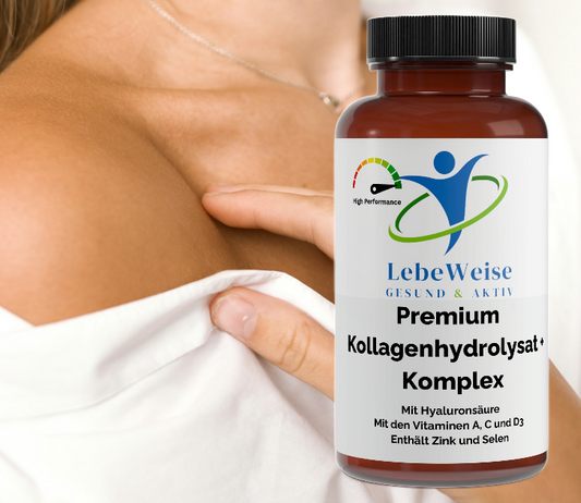 Premium Kollagenhydrolysat PLUS Haut Haare Nägel - 180 Kapseln