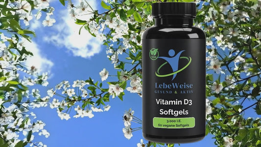 Vitamin D3 3.000 I.E - 60 vegane Softgels